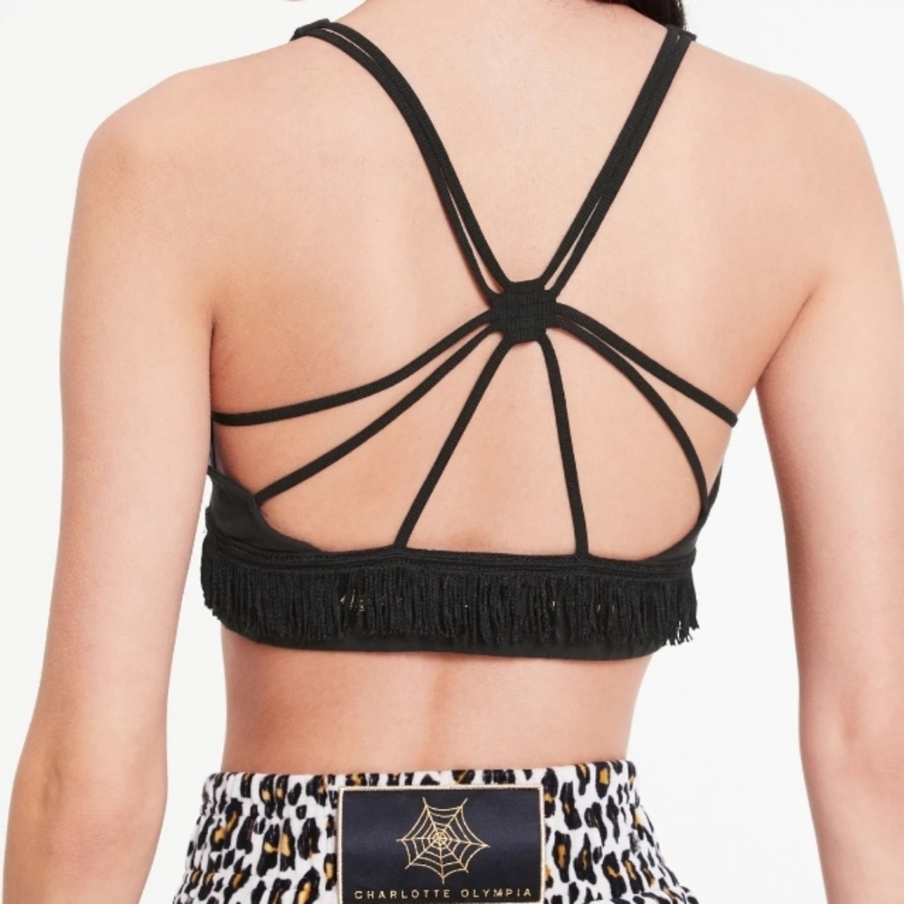 PUMA x Charlotte Olympia Black Sports Bra - M